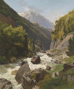 Gorge at Lötschenbach near Glarus
